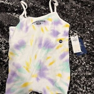 Abercrombie girls tie dye tank size 13/14 brand new with tags